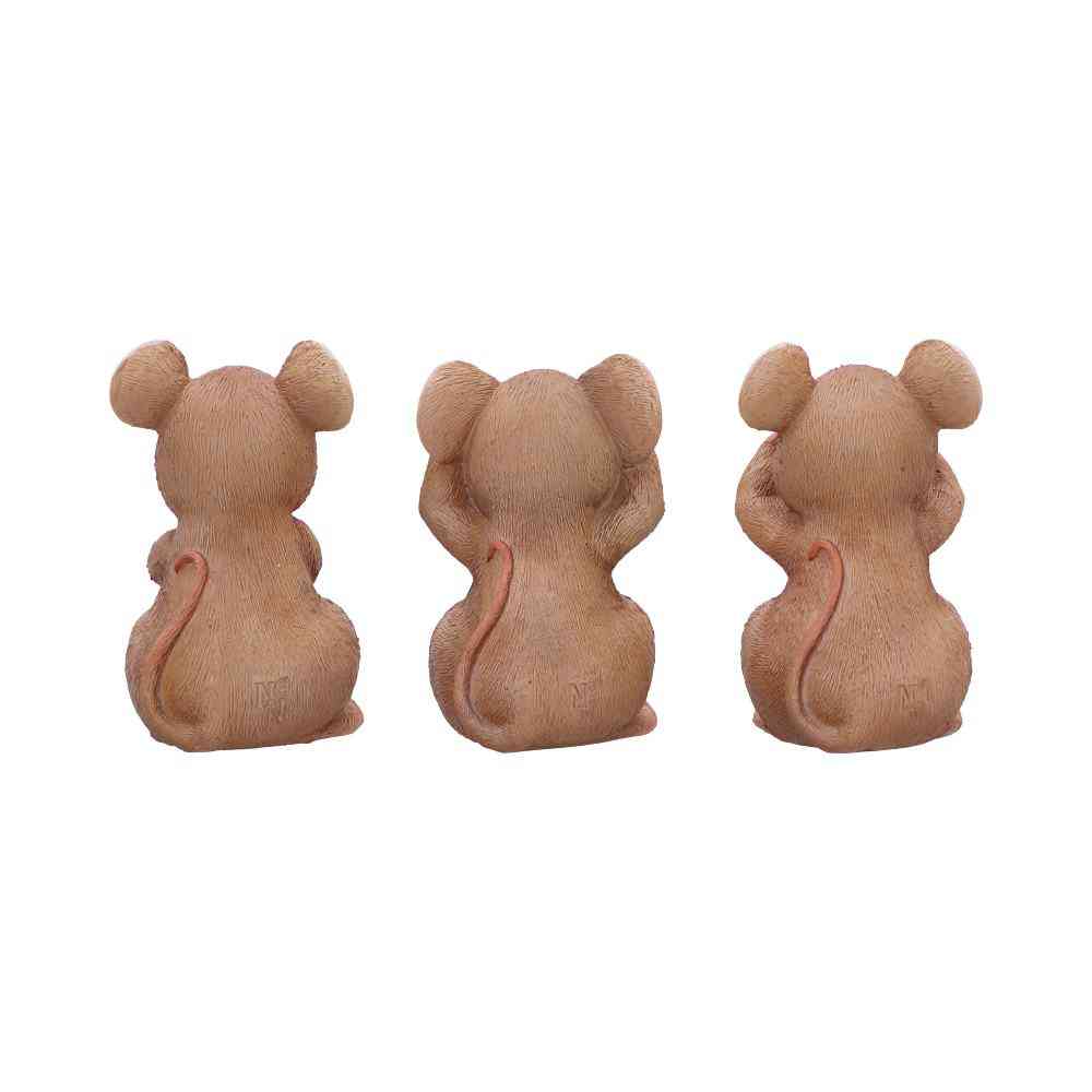 Nemesis Now - Three Wise Mice 9cm Dekorative Figuren - Mehrfarben